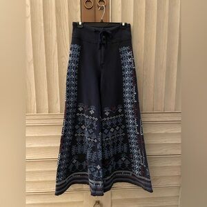 Free People Boho Wide-Leg Flared Bell Bottoms